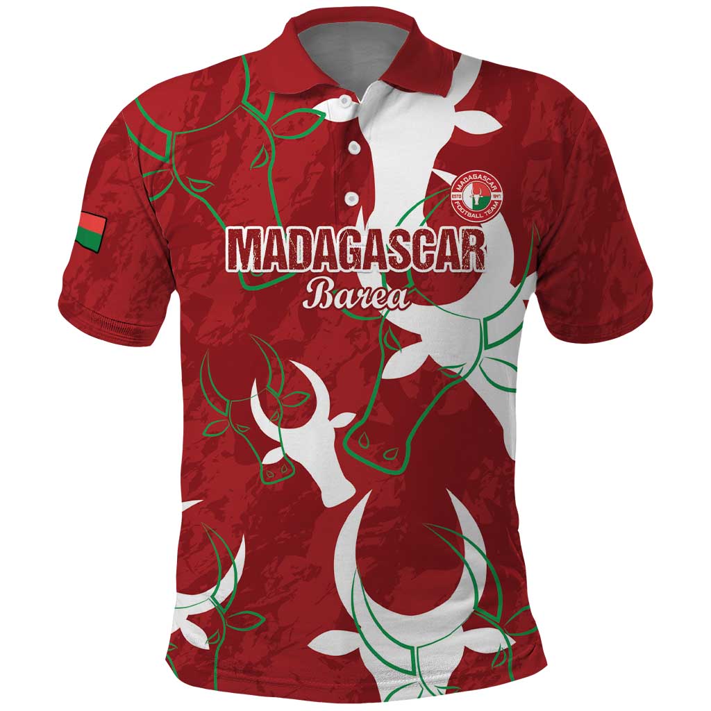 Custom Madagascar Football Polo Shirt Alefa Barea