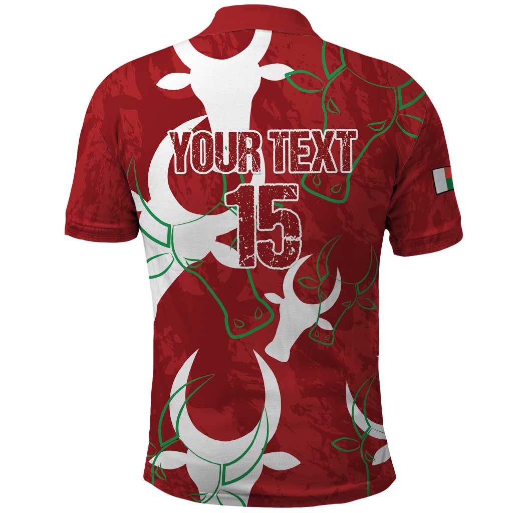 Custom Madagascar Football Polo Shirt Alefa Barea
