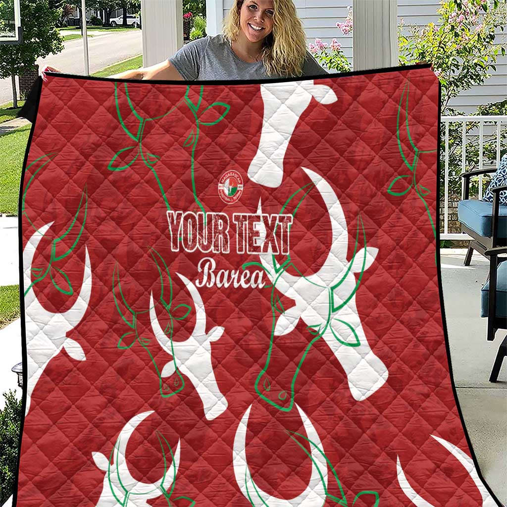 Custom Madagascar Football Quilt Alefa Barea
