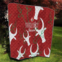 Custom Madagascar Football Quilt Alefa Barea