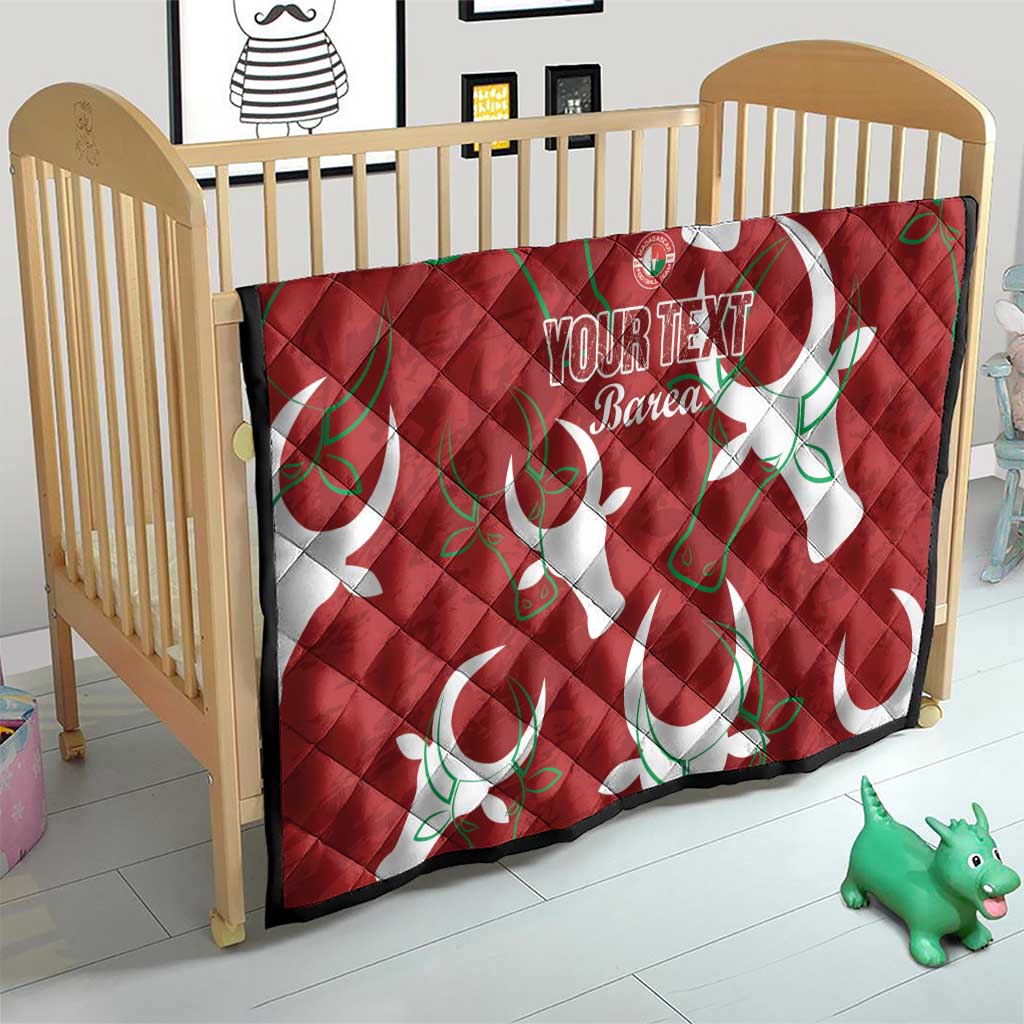 Custom Madagascar Football Quilt Alefa Barea