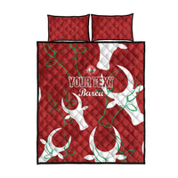 Custom Madagascar Football Quilt Bed Set Alefa Barea