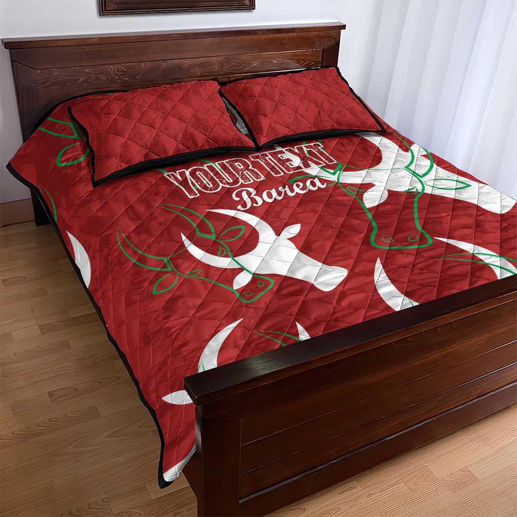 Custom Madagascar Football Quilt Bed Set Alefa Barea