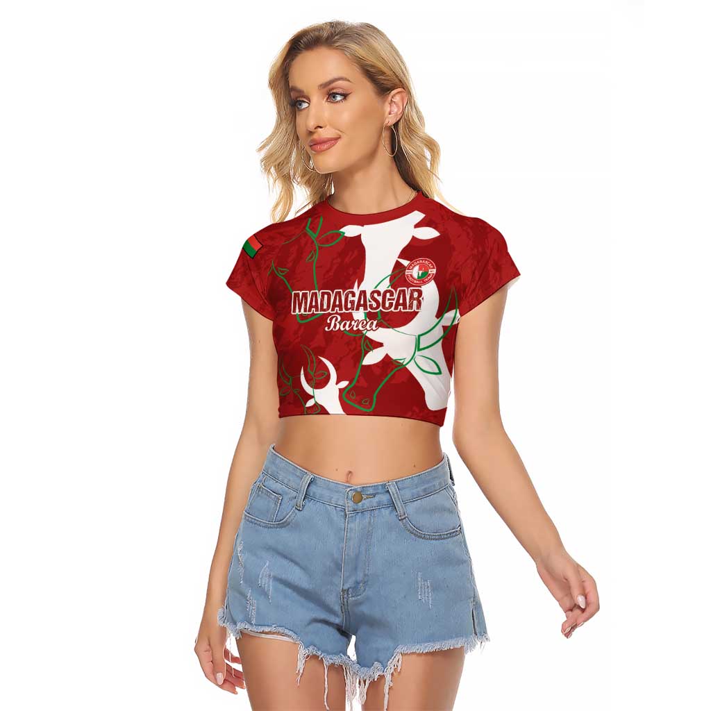 Custom Madagascar Football Raglan Cropped T Shirt Alefa Barea