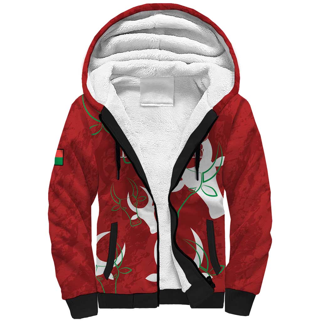 Custom Madagascar Football Sherpa Hoodie Alefa Barea