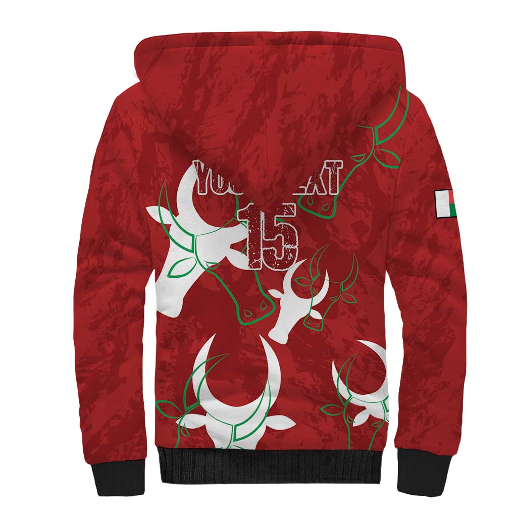 Custom Madagascar Football Sherpa Hoodie Alefa Barea