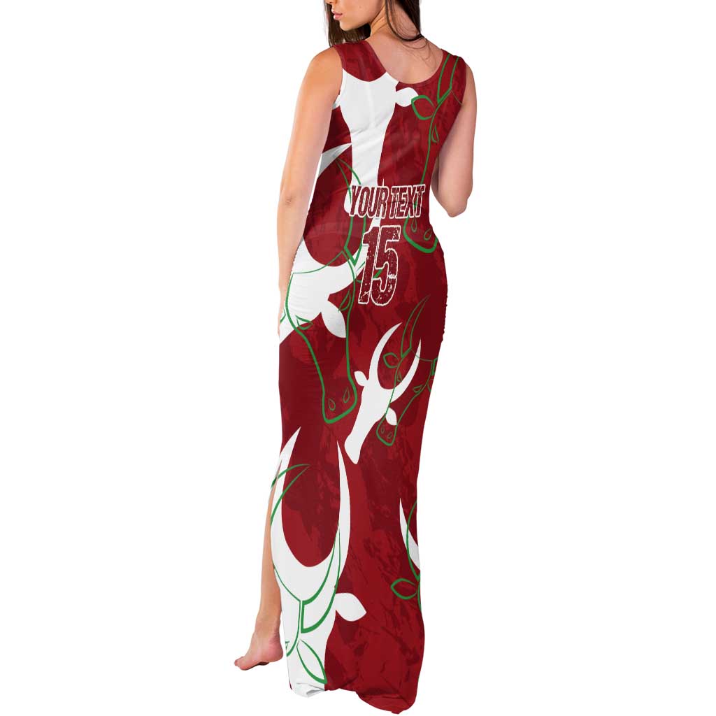 Custom Madagascar Football Tank Maxi Dress Alefa Barea