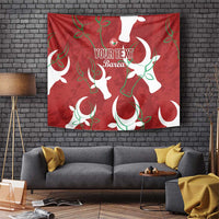 Custom Madagascar Football Tapestry Alefa Barea