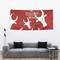 Custom Madagascar Football Tapestry Alefa Barea