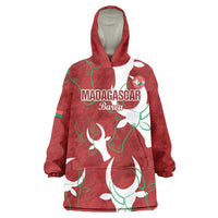 Custom Madagascar Football Wearable Blanket Hoodie Alefa Barea