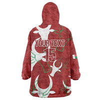 Custom Madagascar Football Wearable Blanket Hoodie Alefa Barea