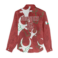 Custom Madagascar Football Women Casual Shirt Alefa Barea