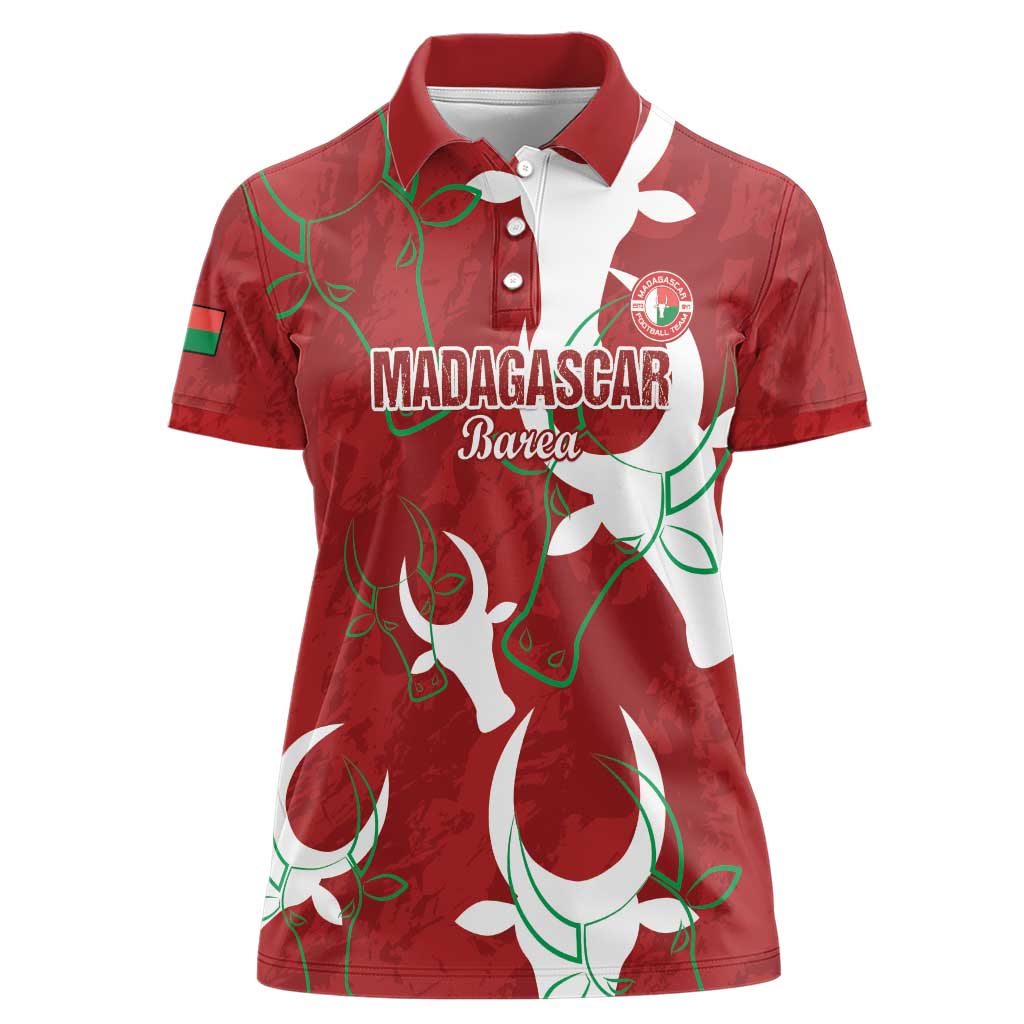 Custom Madagascar Football Women Polo Shirt Alefa Barea