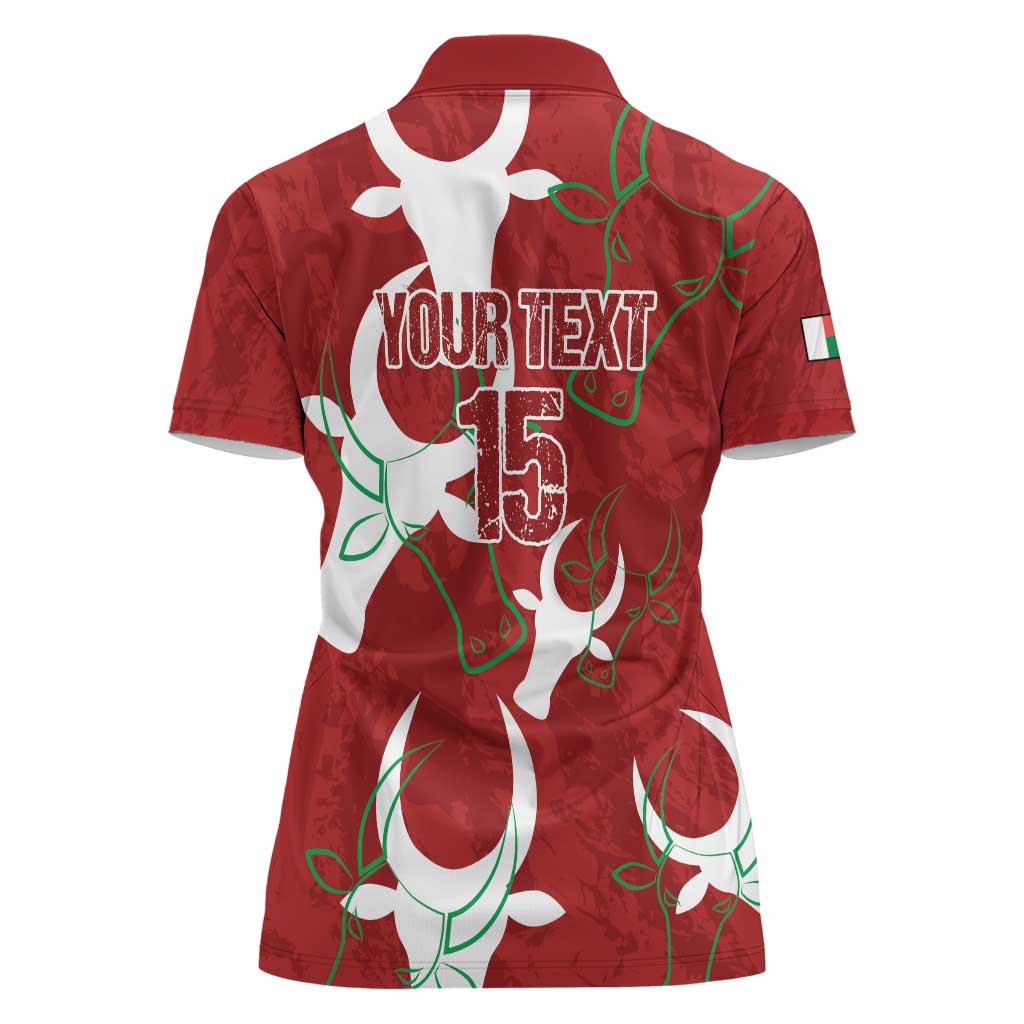 Custom Madagascar Football Women Polo Shirt Alefa Barea