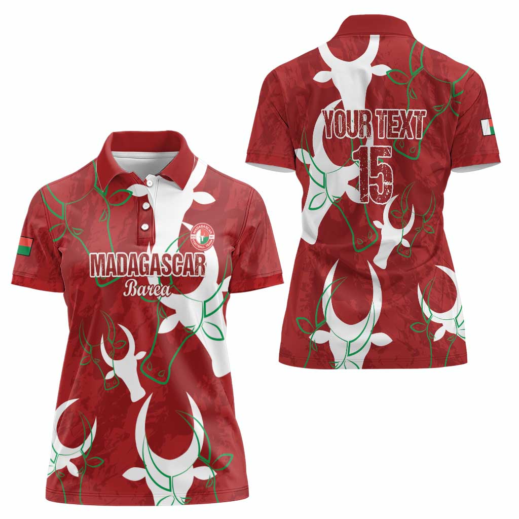 Custom Madagascar Football Women Polo Shirt Alefa Barea