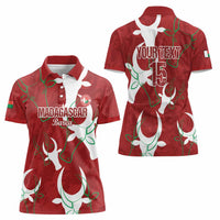 Custom Madagascar Football Women Polo Shirt Alefa Barea