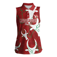 Custom Madagascar Football Women Sleeveless Polo Shirt Alefa Barea