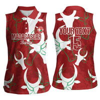 Custom Madagascar Football Women Sleeveless Polo Shirt Alefa Barea