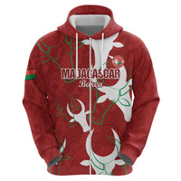 Custom Madagascar Football Zip Hoodie Alefa Barea