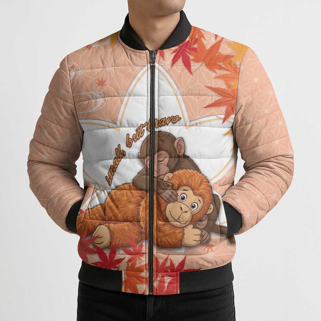 Cute Punch Monkey Bomber Puffer Jacket Small But Bravo