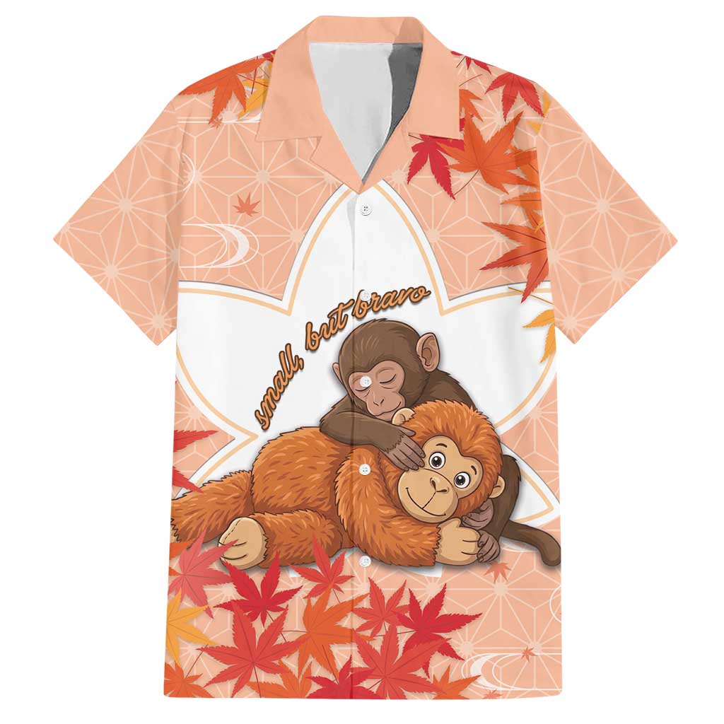 Cute Punch Monkey Hawaiian Shirt Small But Bravo