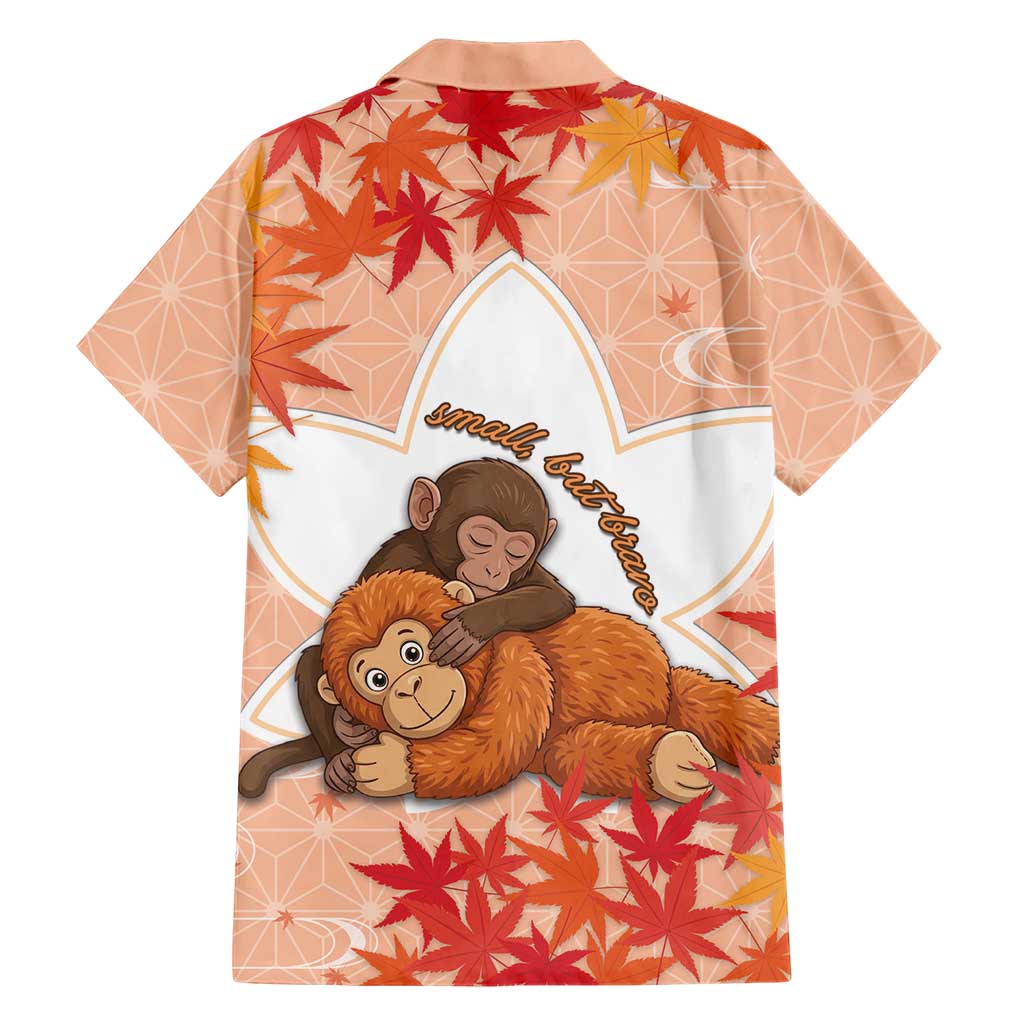 Cute Punch Monkey Hawaiian Shirt Small But Bravo