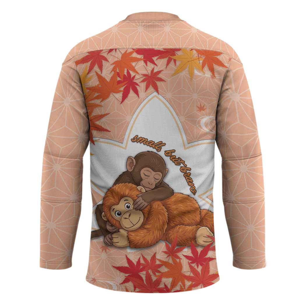 Cute Punch Monkey Hockey Jersey Small But Bravo