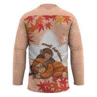 Cute Punch Monkey Hockey Jersey Small But Bravo