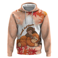 Cute Punch Monkey Hoodie Small But Bravo
