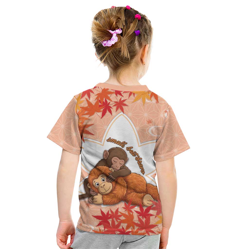 Cute Punch Monkey Kid T Shirt Small But Bravo