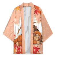 Cute Punch Monkey Kimono Small But Bravo