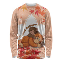 Cute Punch Monkey Long Sleeve Shirt Small But Bravo