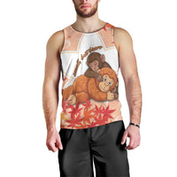 Cute Punch Monkey Men Tank Top Small But Bravo