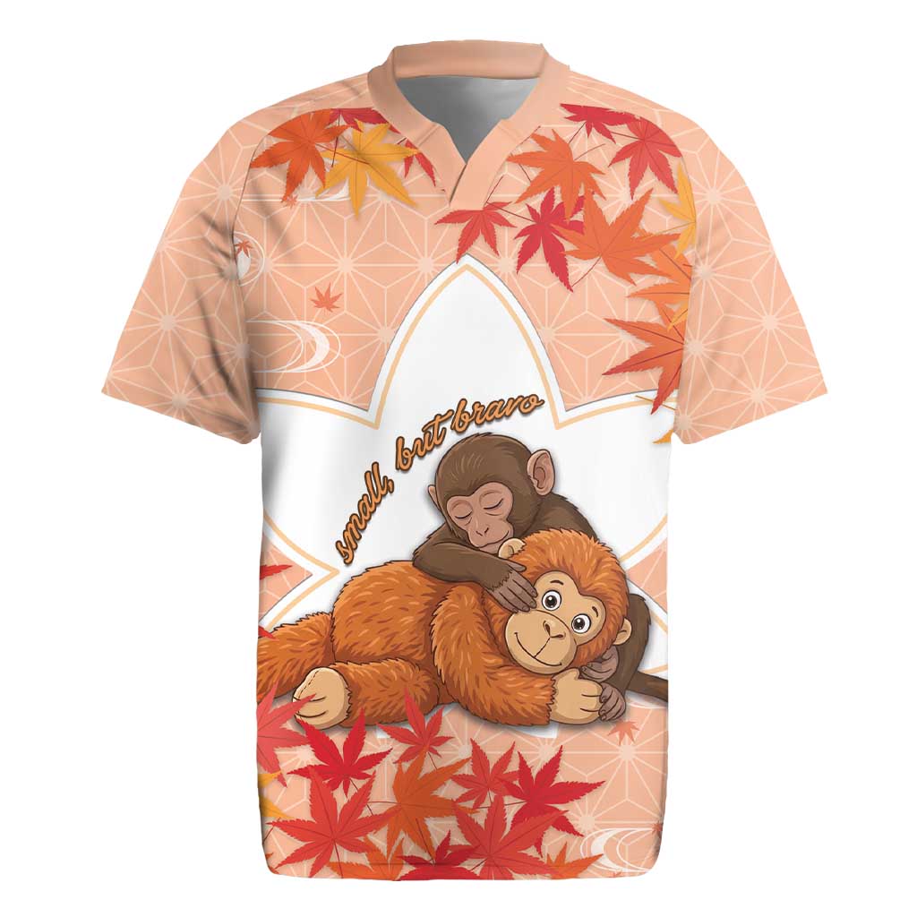 Cute Punch Monkey Rugby Jersey Small But Bravo