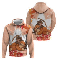 Cute Punch Monkey Zip Hoodie Small But Bravo