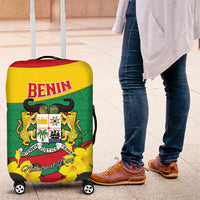 Benin National Day Luggage Cover Coat Of Arms Yellow Allamanda