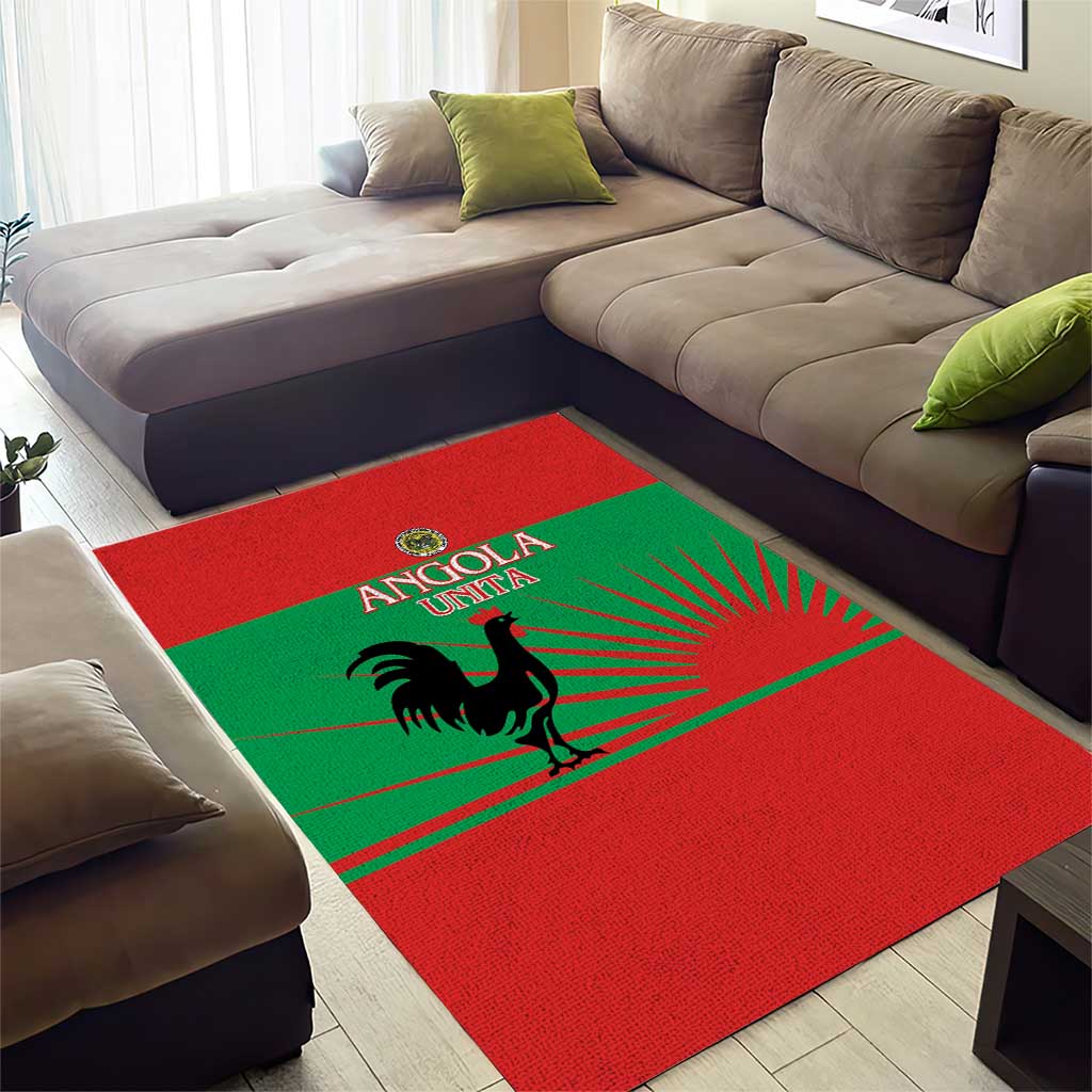 UNITA Angola Area Rug Party Flag Style