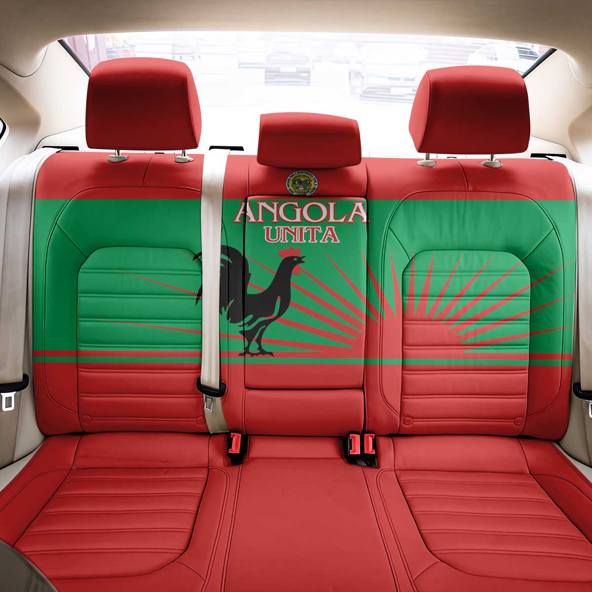 UNITA Angola Back Car Seat Cover Party Flag Style