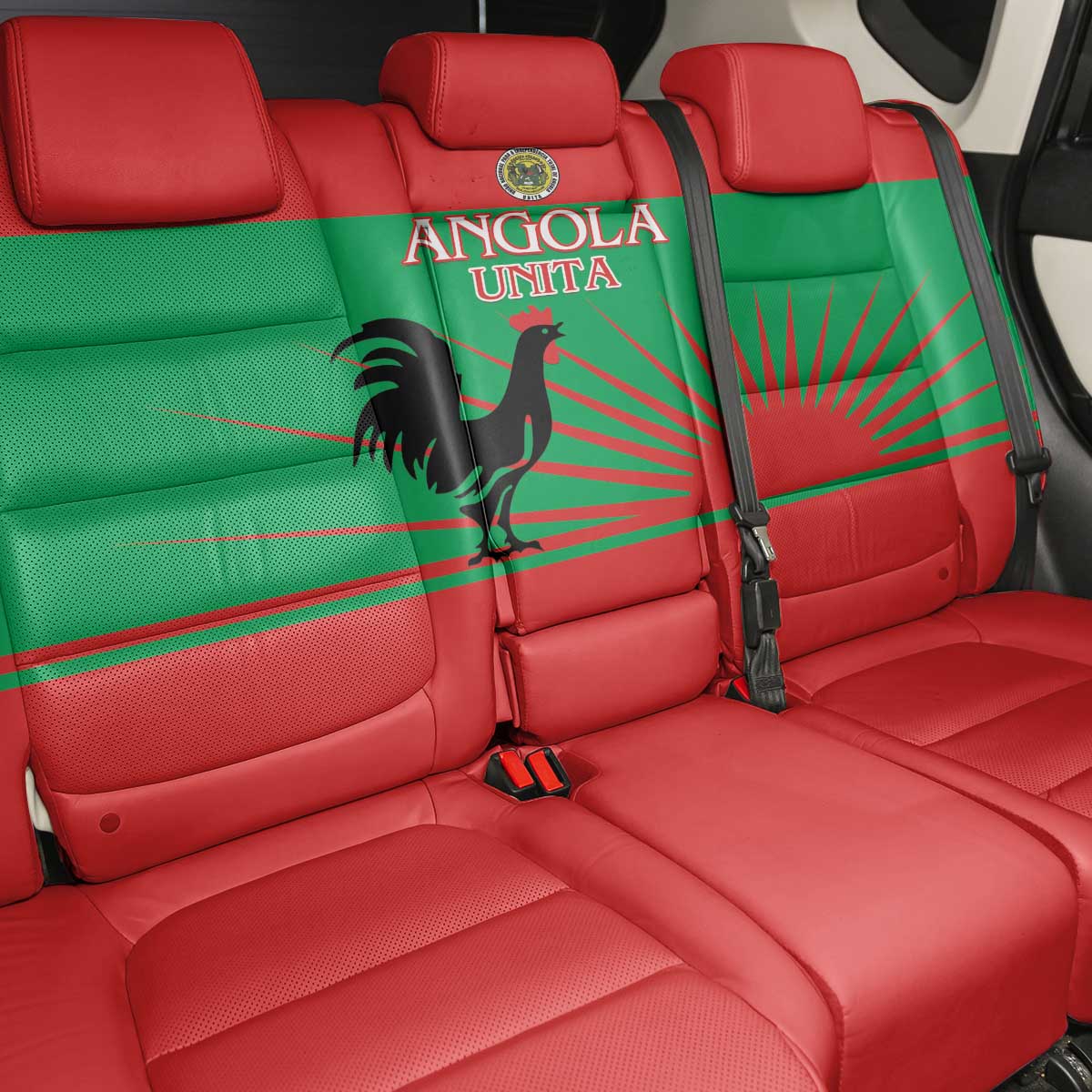 UNITA Angola Back Car Seat Cover Party Flag Style
