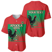 Personalised UNITA Angola Baseball Jersey Party Flag Style