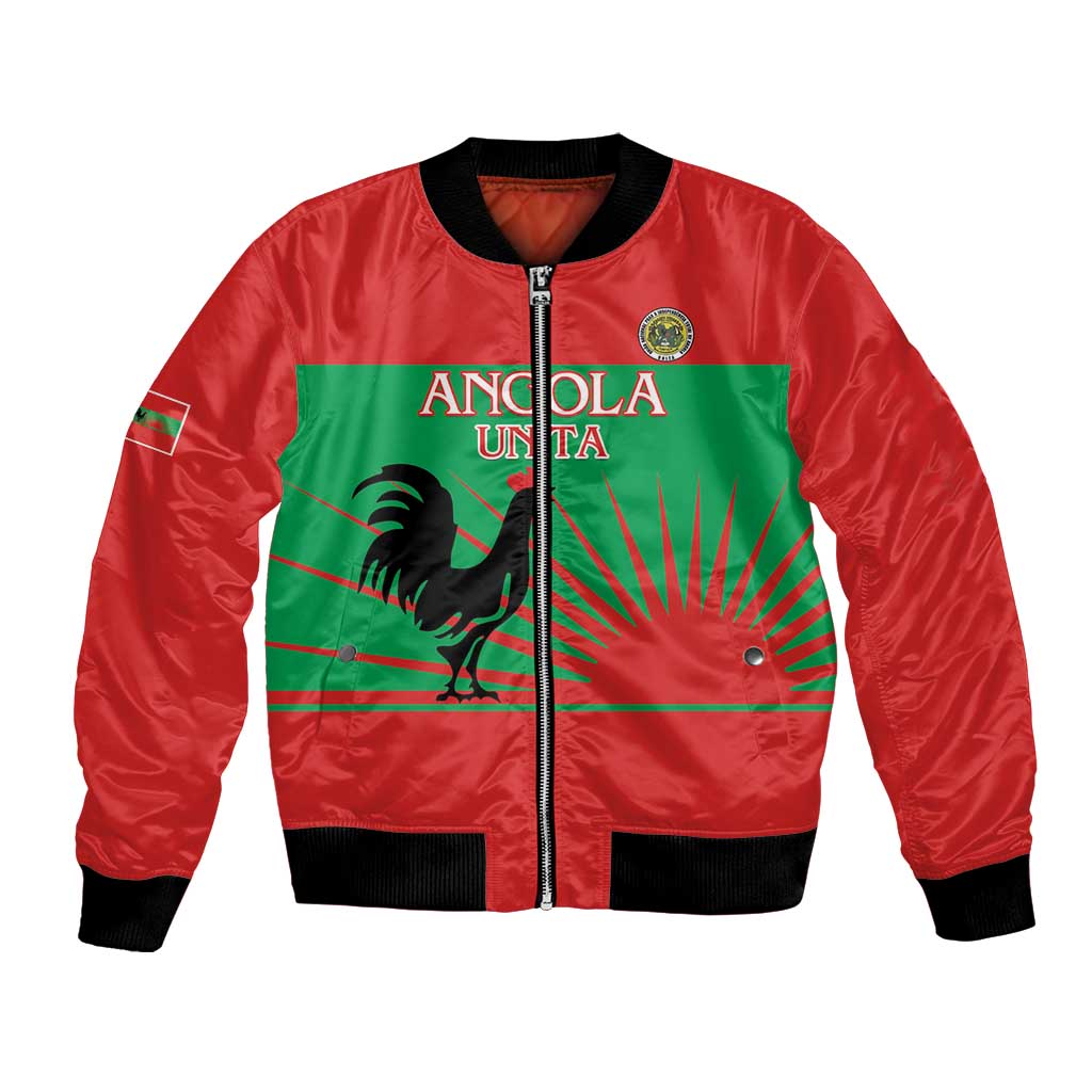 Personalised UNITA Angola Bomber Jacket Party Flag Style