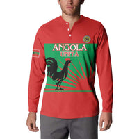 Personalised UNITA Angola Button Sweatshirt Party Flag Style