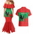 Personalised UNITA Angola Couples Matching Mermaid Dress and Hawaiian Shirt Party Flag Style