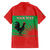 Personalised UNITA Angola Family Matching Off The Shoulder Long Sleeve Dress and Hawaiian Shirt Party Flag Style