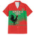 Personalised UNITA Angola Family Matching Off Shoulder Short Dress and Hawaiian Shirt Party Flag Style