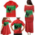 Personalised UNITA Angola Family Matching Puletasi and Hawaiian Shirt Party Flag Style