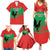 Personalised UNITA Angola Family Matching Summer Maxi Dress and Hawaiian Shirt Party Flag Style