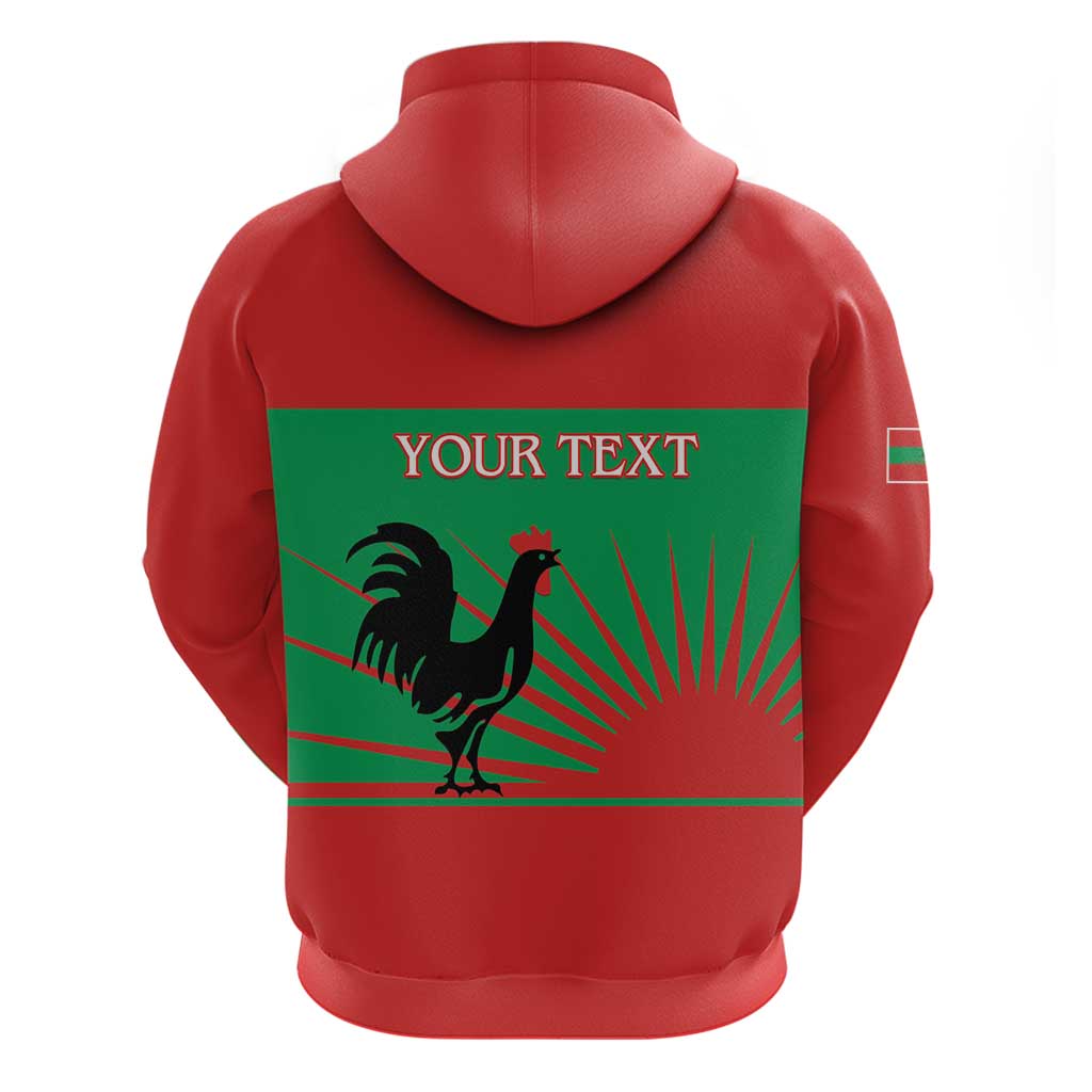 Personalised UNITA Angola Hoodie Party Flag Style