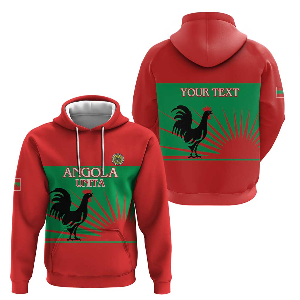 Personalised UNITA Angola Hoodie Party Flag Style