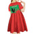 Personalised UNITA Angola Kid Short Sleeve Dress Party Flag Style